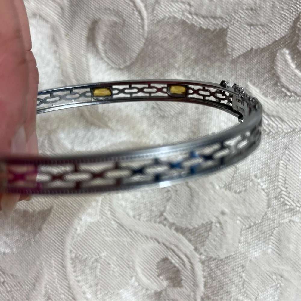 NUWITE R & G CO. baby bracelet child’s silver filigree